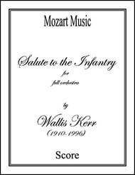 Salute to the Infantry Orchestra sheet music cover Thumbnail